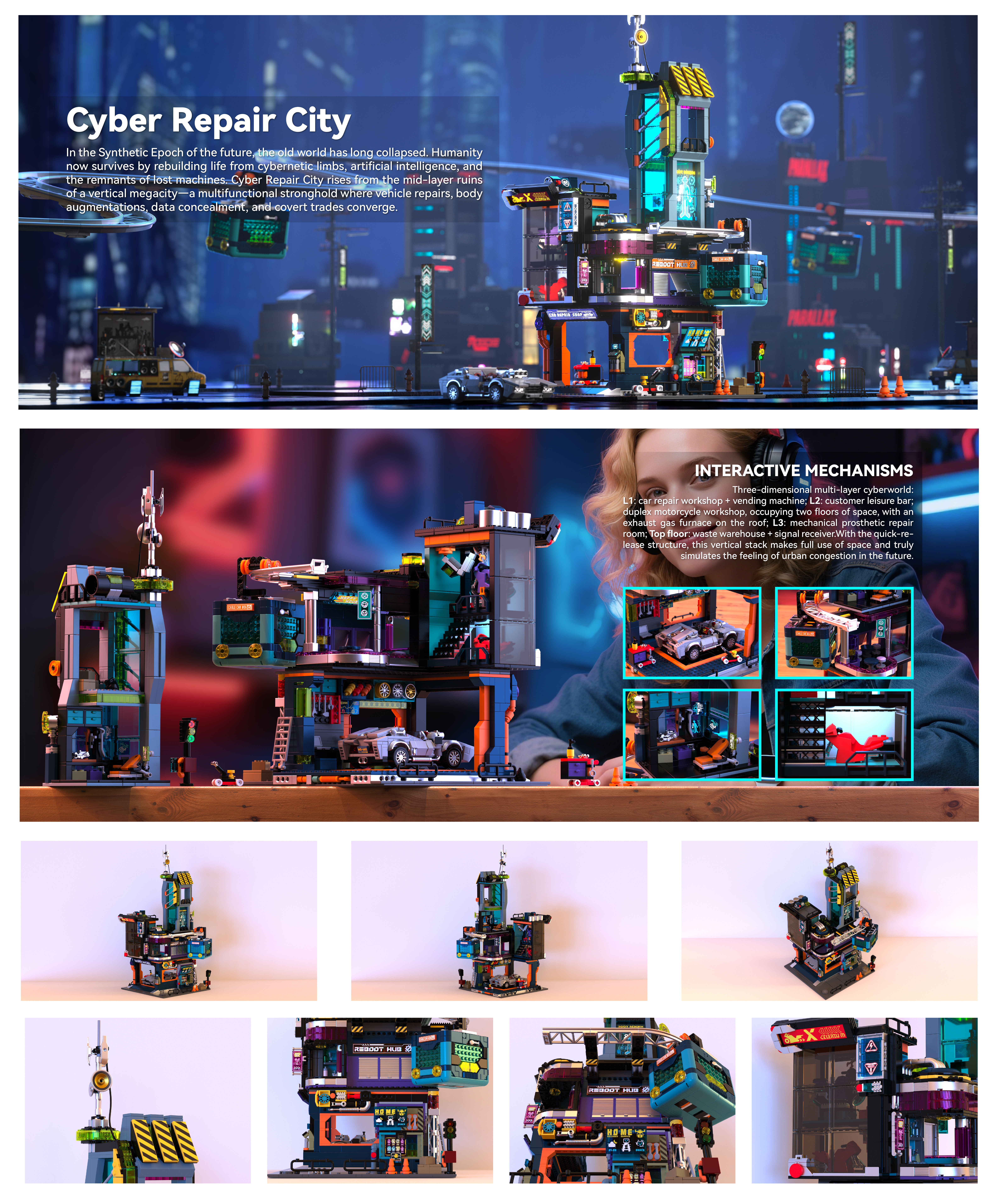 Iambrick 40104 Cyber Repair City - YWOBB