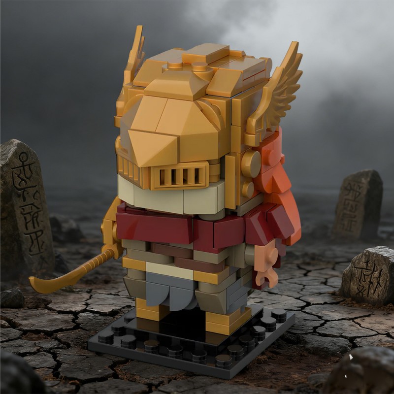 GOBRICKS MOC 239867 Elden Ring- Malenia, Blade of Miquella Brickheadz - YWOBB