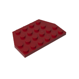 GOBRICKS GDS-704  Plate 4 x 6 Cut Corners - YWOBB