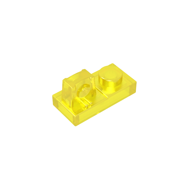 GOBRICKS GDS-824 Hinge Plate 1 x 2 Locking with 1 Finger On Top - YWOBB