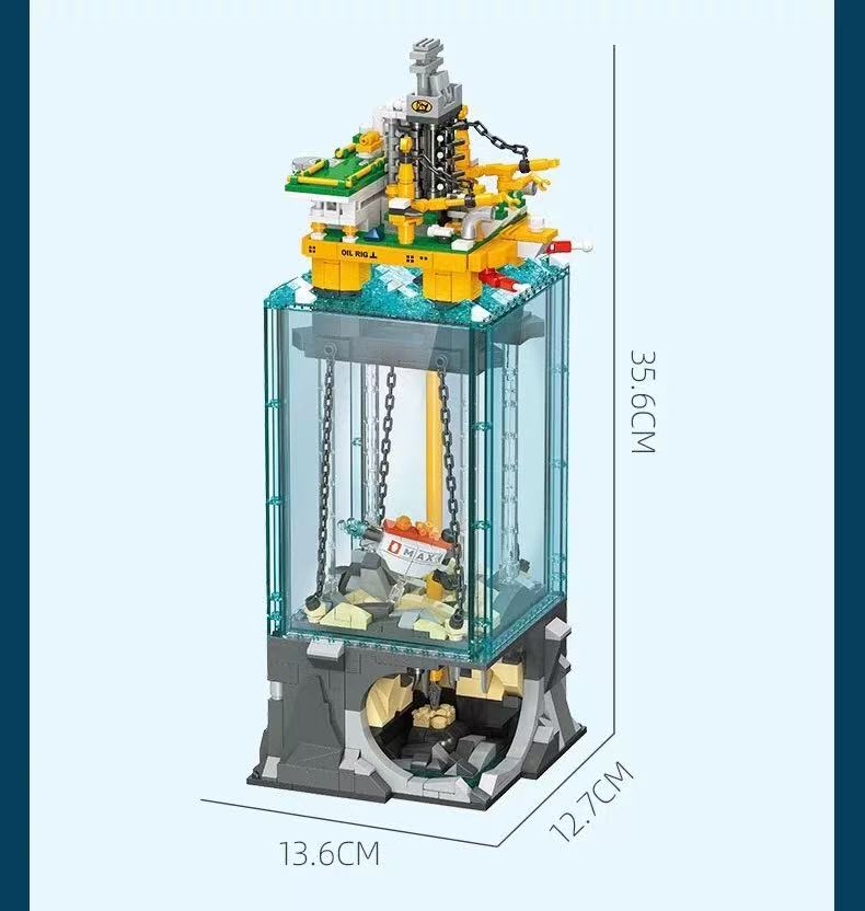 JIE STAR JJ9215 Miniature Offshore Drilling Scene - YWOBB