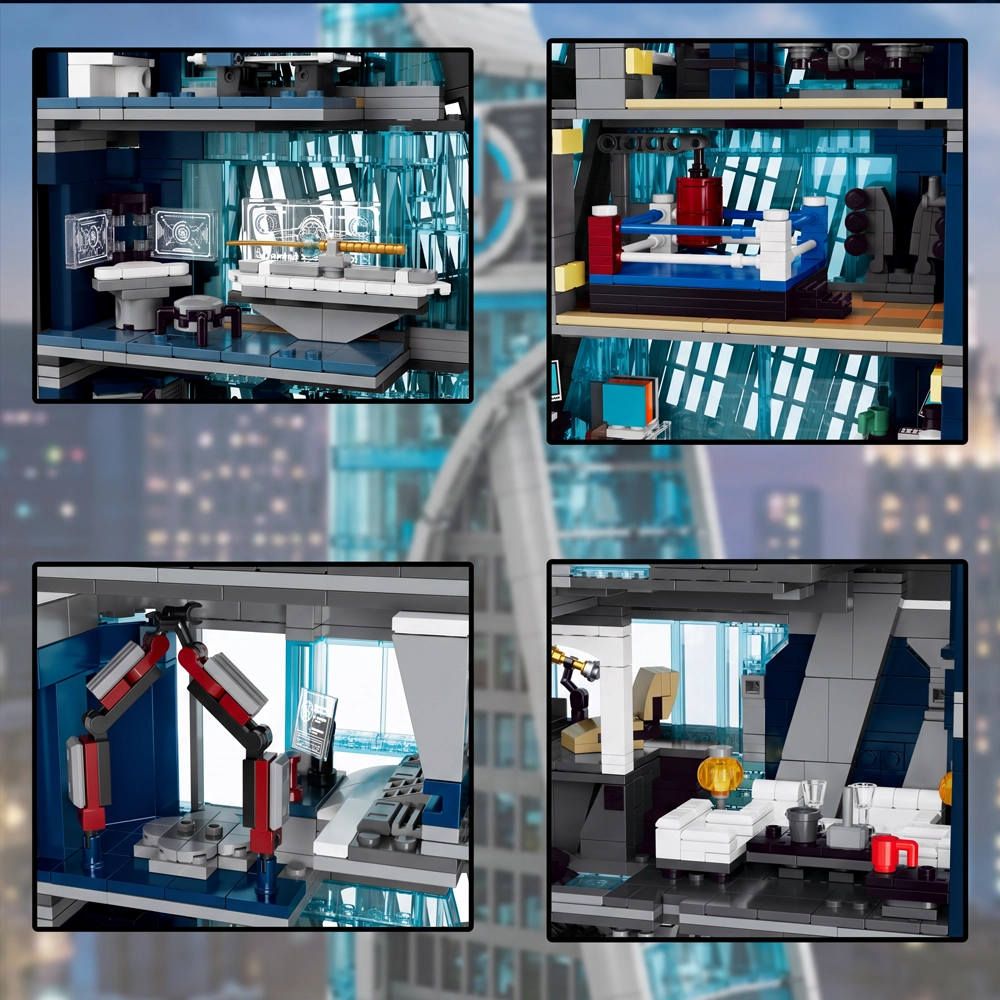 BOGAOBANG 52800 The Avengers HERO TOWER with Lights OVP EU Warehouse Version - YWOBB