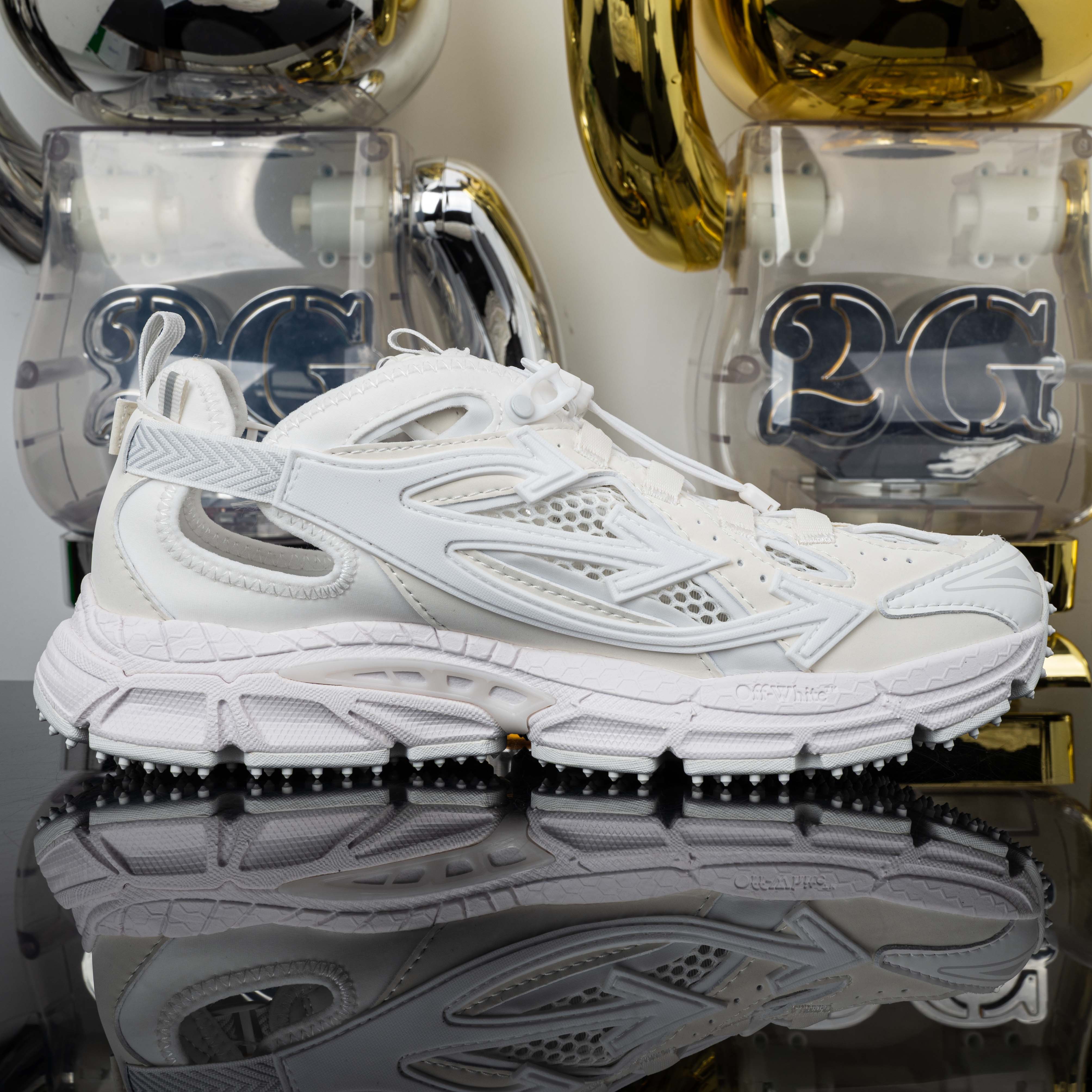 OFF-WHITE Be Right Back Open Sneaker White OMIA29SS26FAB0010101