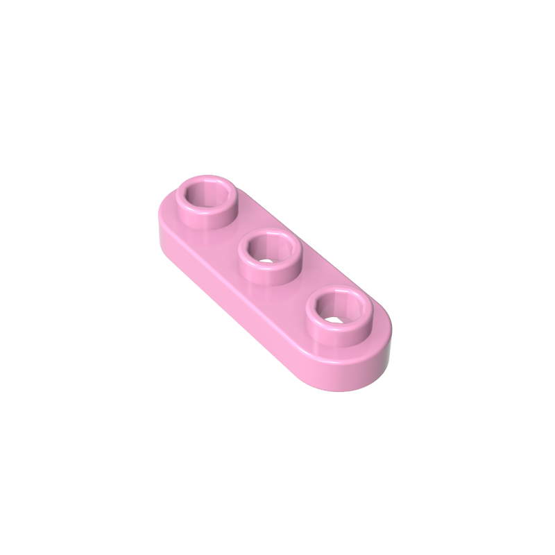 GOBRICKS GDS-90572 Plate Round 1 x 3 with Open Studs - YWOBB