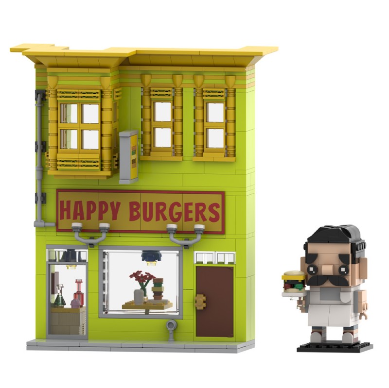 GOBRICKS MOC S0140 Bob's burgers - YWOBB