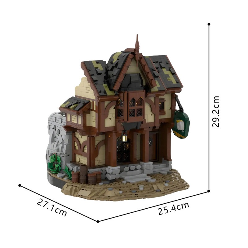 GOBRICKS MOC 259267 Strider at the Prancing Pony - YWOBB