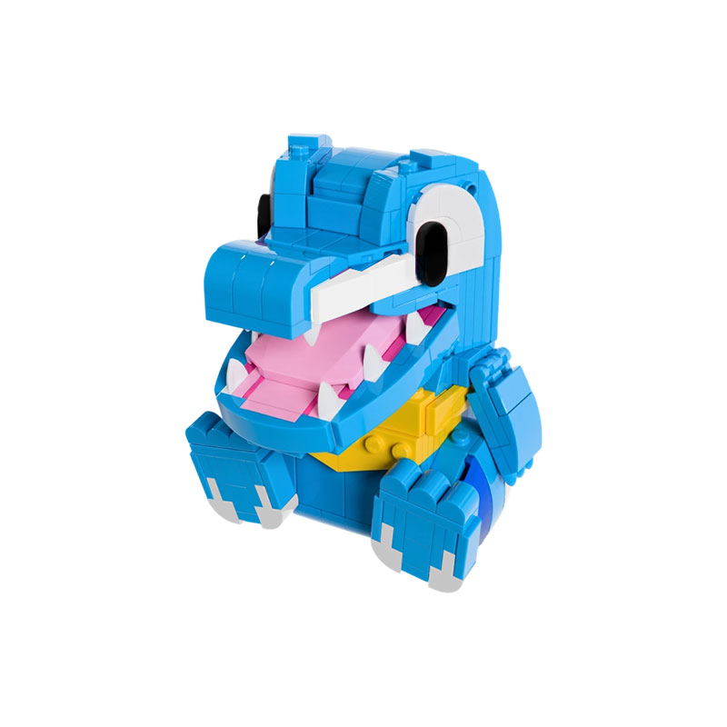 GOBRICKS MOC 263448 Pokeman Totodile - YWOBB