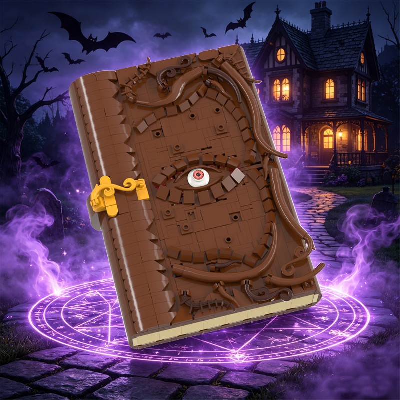 GOBRICKS MOC S1031 Hocus Pocus Spellbook - YWOBB