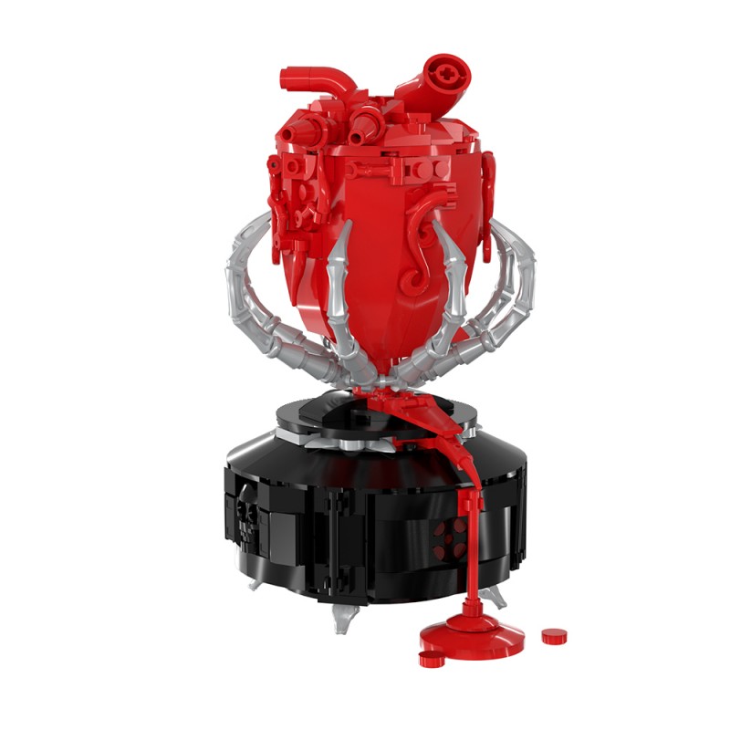 GOBRICKS MOC S1023 Gothic A Beating Heart - YWOBB