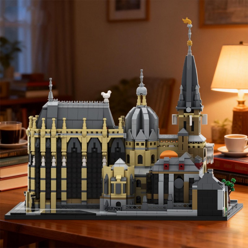 GOBRICKS MOC A1915 Aachen Cathedral  mausoleum of Charlemagne - YWOBB