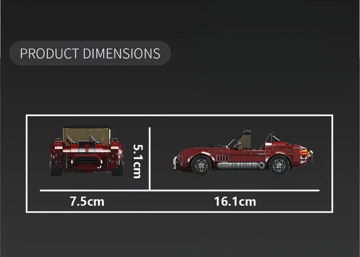 Mould King 27111 Shelby Cobra - YWOBB