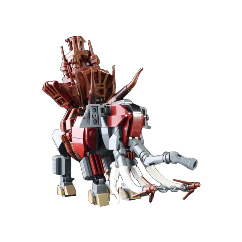 GOBRICKS MOC 265147 The Lord of the Rings Micro Scale Mumakil of Middle Earth - YWOBB