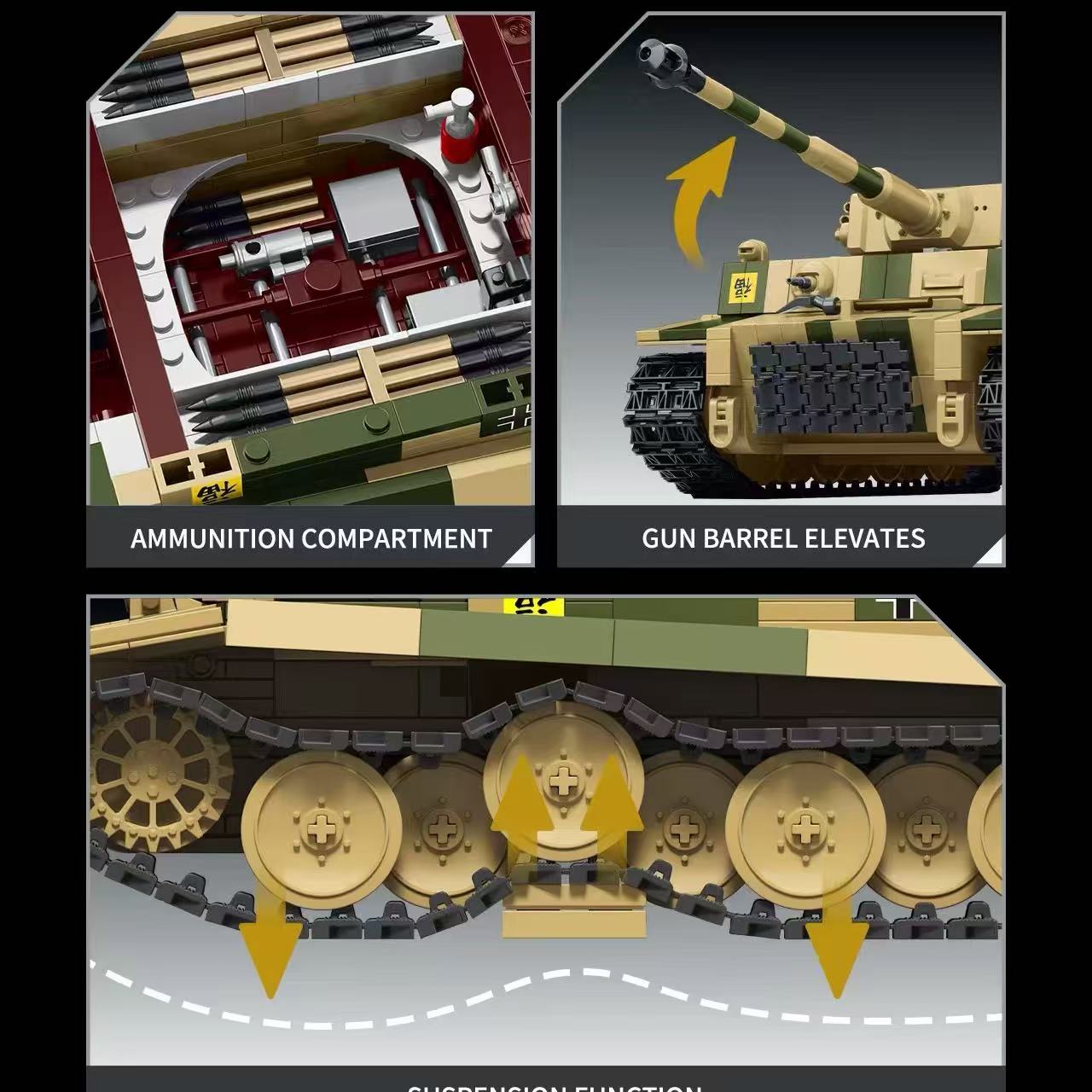TK2 8003 PANZER VI TIGER S33 - YWOBB