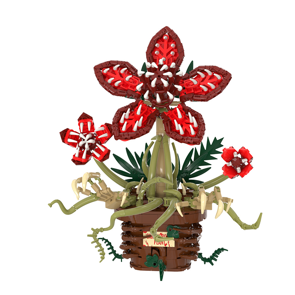 GOBRICKS MOC S1004 Stranger Things Flower - YWOBB