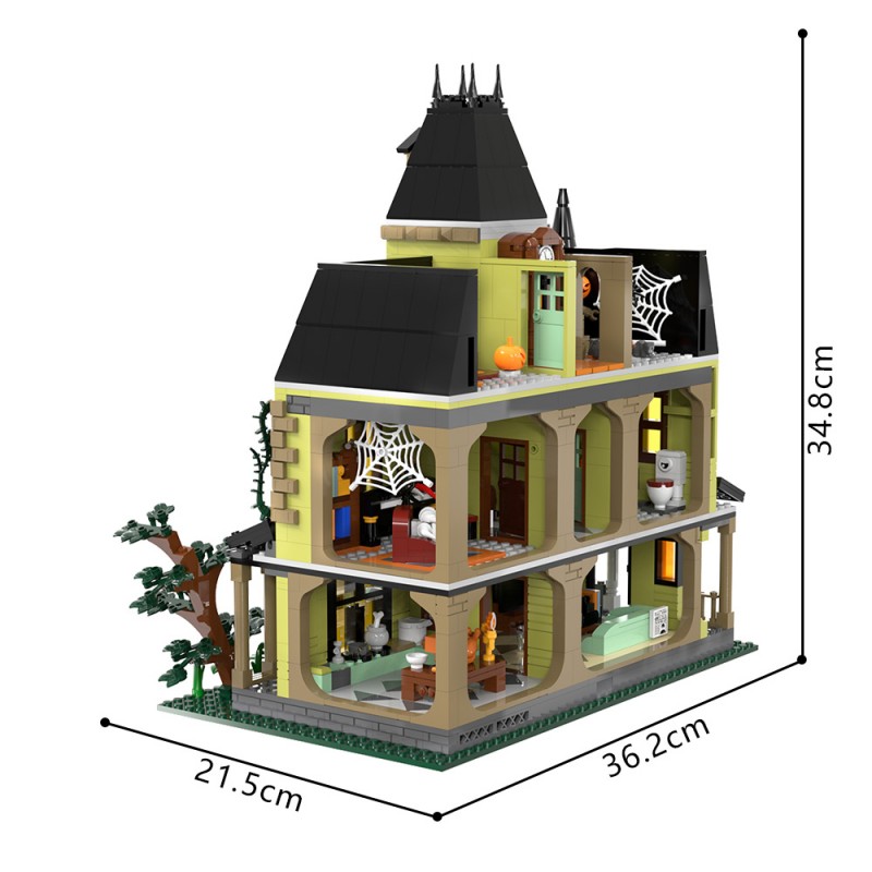 GOBRICKS MOC S1010 The Haunted Mansion - YWOBB