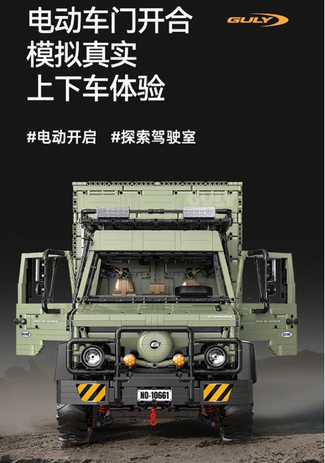 GULY 10661 1:8 Off‑Road Camper Unimog - YWOBB