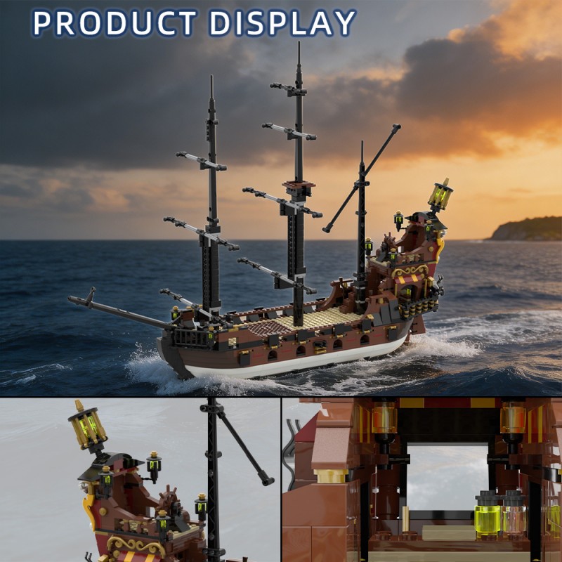 GOBRICKS MOC A2746 Jolly Roger´s Revenge - YWOBB