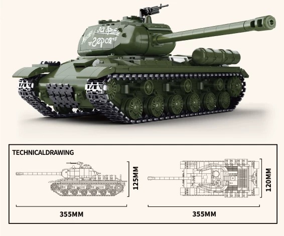 TK2 8007 IS-2 HEAVY TANK - YWOBB