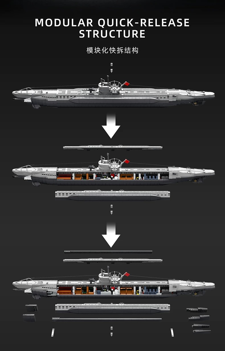 12GO 98015 U-B0OT U-96 OVP EU Warehouse Version - YWOBB