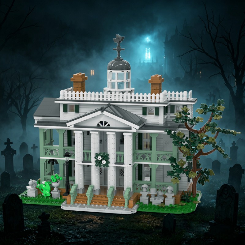 GOBRICKS MOC S1028 Haunted Mansion - YWOBB