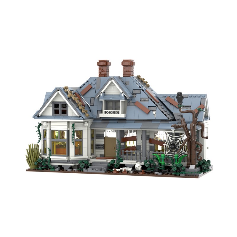 GOBRICKS MOC S1033 Maniac killer house - YWOBB
