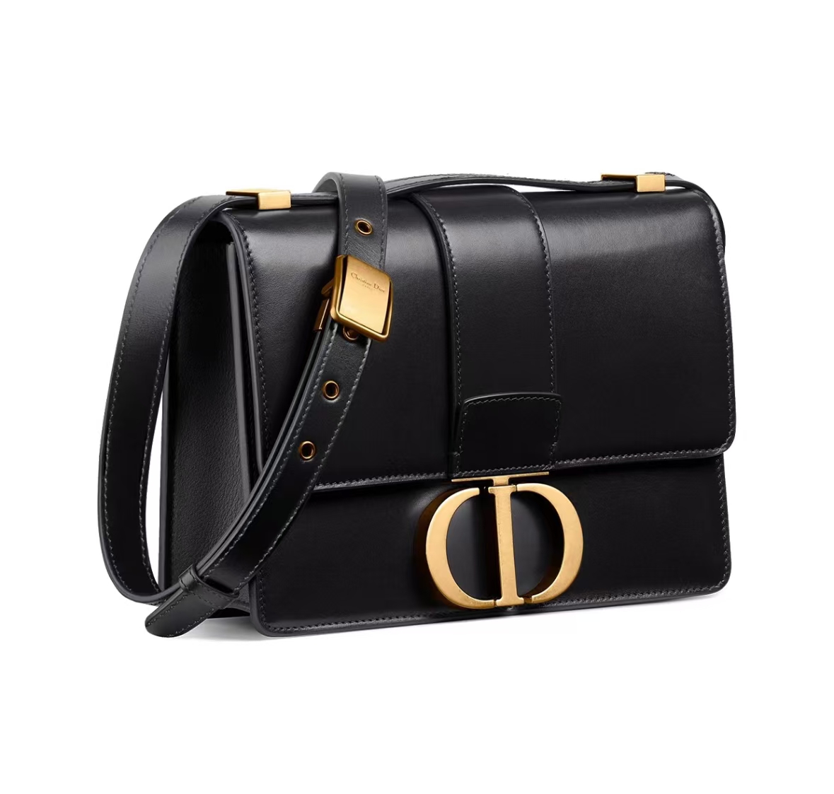 DIOR 30 MONTAIGNE MediumIN BLACK CALFSKIN