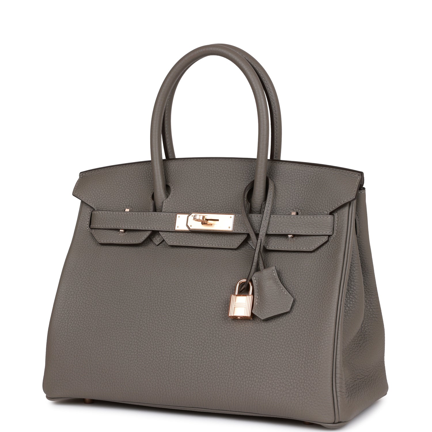 Hermès Birkin 30 Gris Meyer Togo Rose Gold Hardware