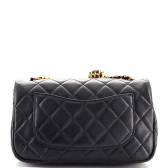 Chanel Pearl Crush Flap Bag Quilted Lambskin Mini  1