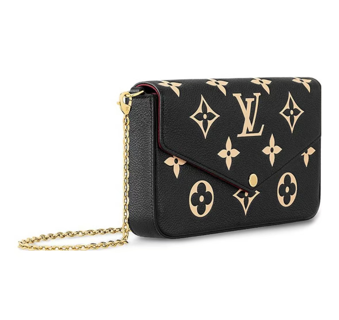 LOUIS VUITTON POCHETTE FÉLICIE IN EMPREINTE LEATHER