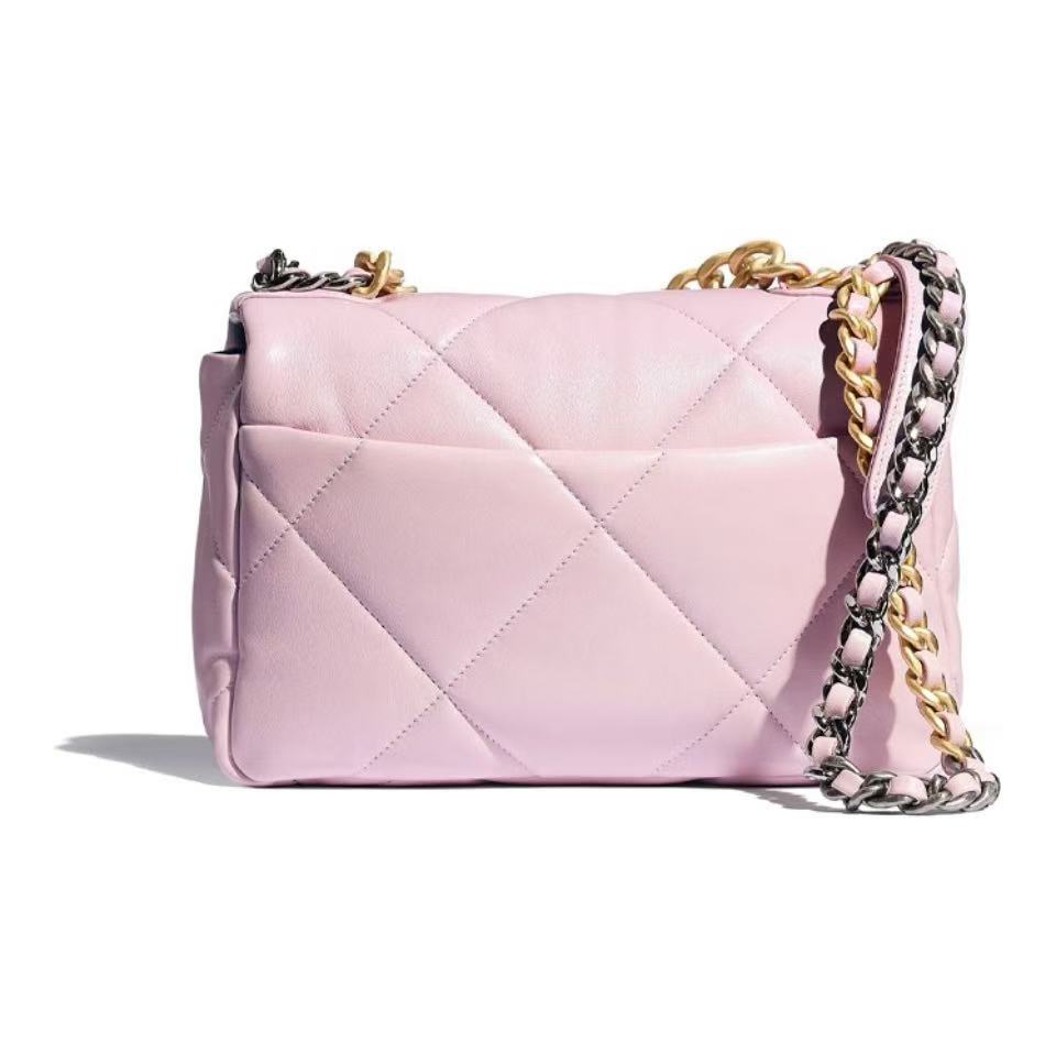 Chanel Medium Pink 19 Flap Bag