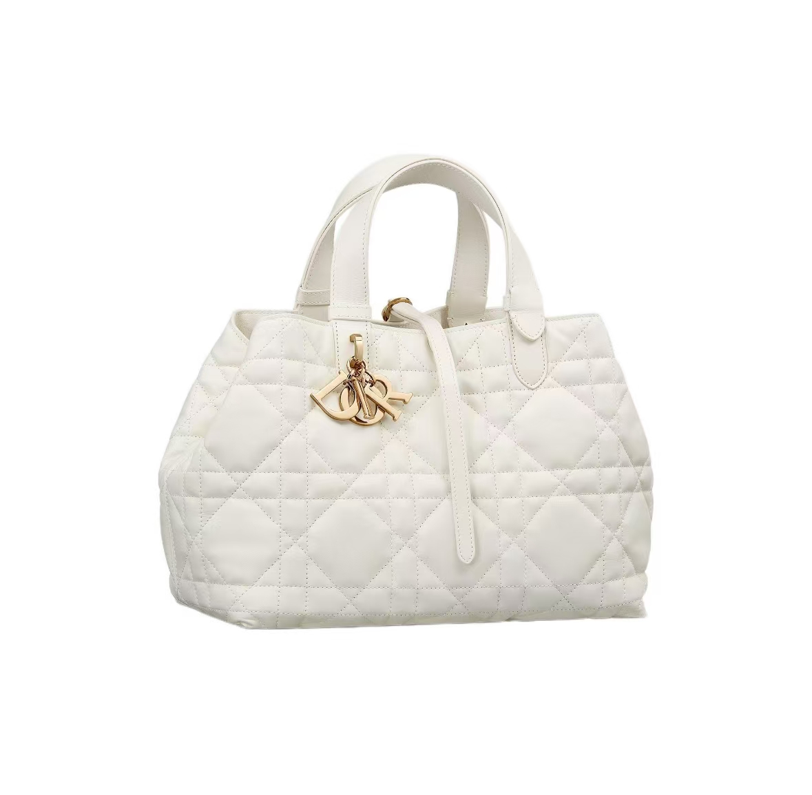 DIOR TOUJOURS MEDIUM BAG IN WHITE CALFSKIN