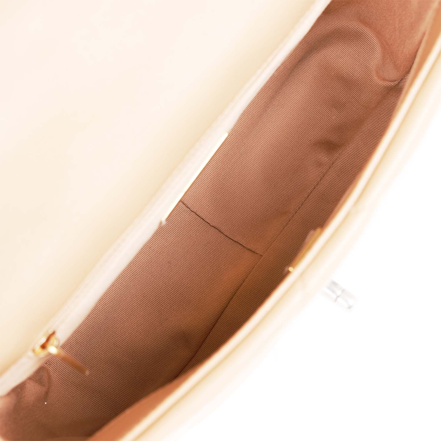 Chanel Medium 19 Flap Bag Beige Calfskin Mixed Hardware