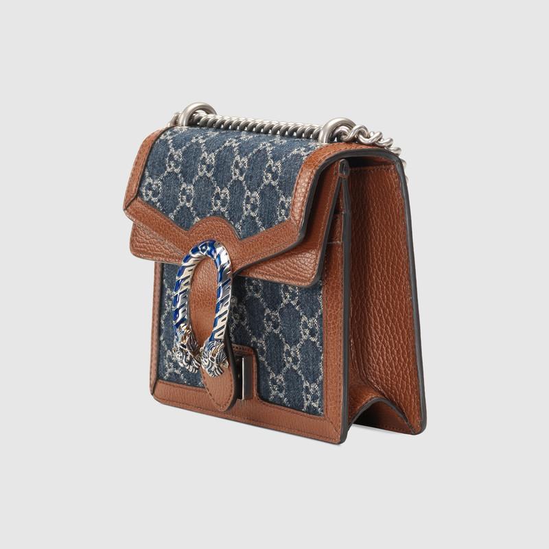 GG Denim Dionysus Mini Bag No.421970 2KQFN 4483