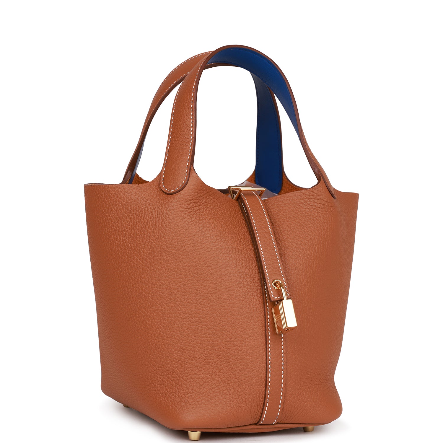 Hermès Eclat Picotin Lock 18 Gold Clemence Gold Hardware