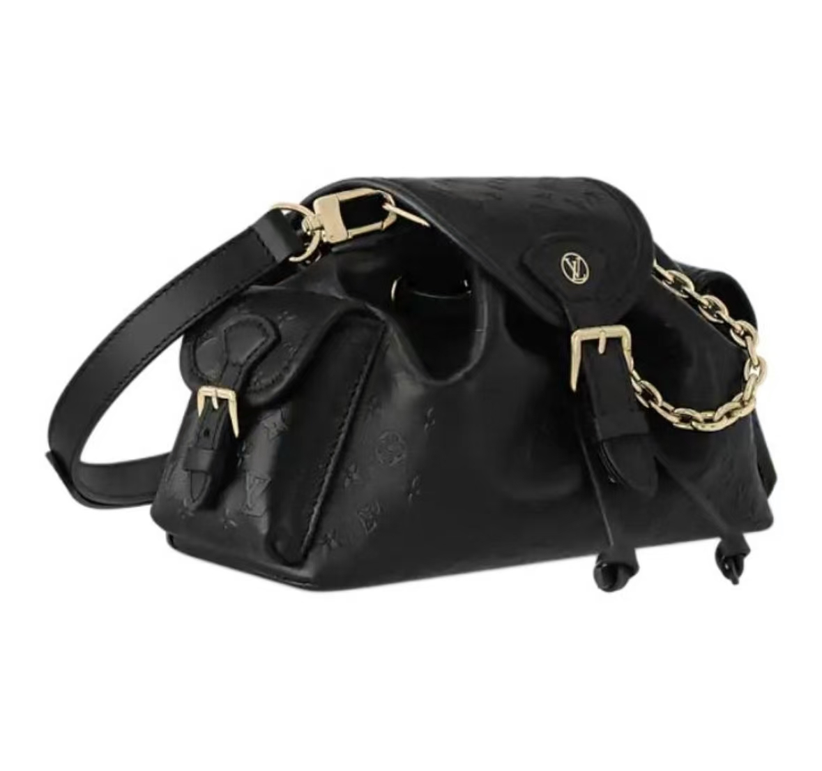 LOUIS VUITTON ODYSSÉE Bag in Black Calf Leather