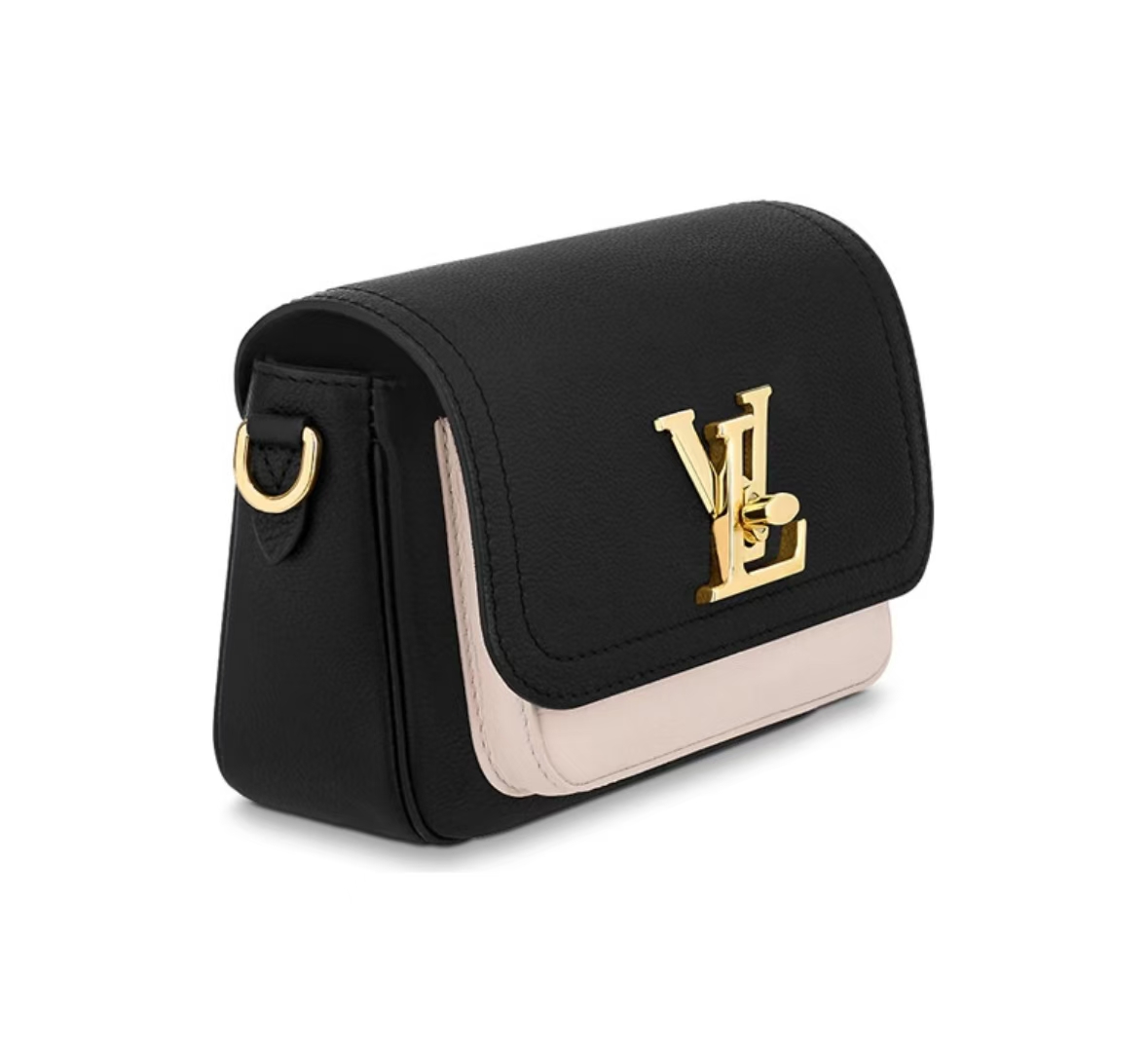 LOUIS VUITTON Lockme Tender Chain Bag - Black Grained Calfskin