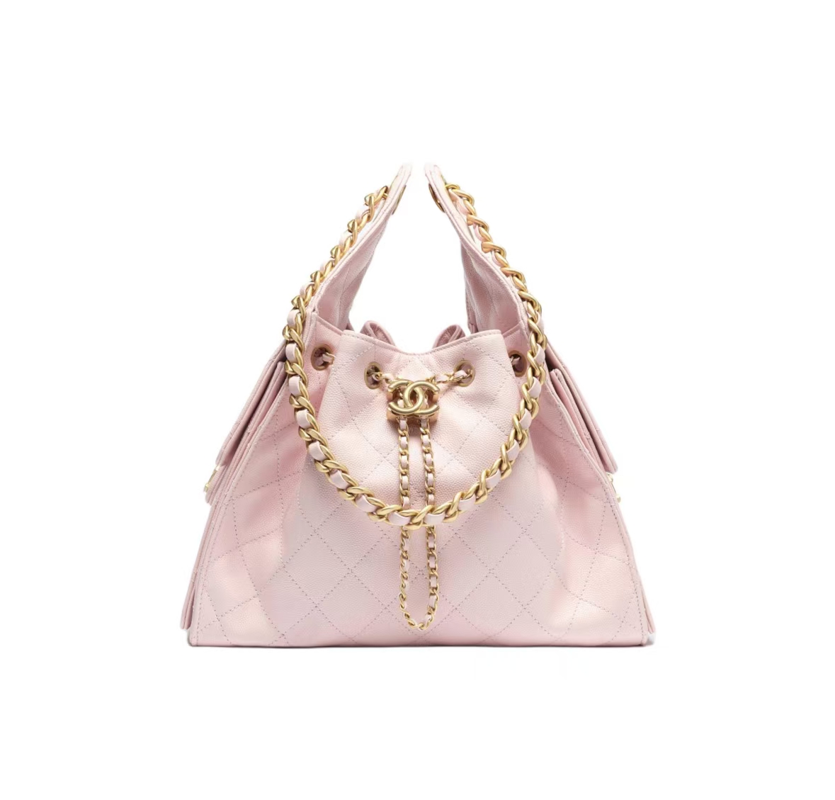 CHANEL 25Bag 25S - Light Pink Grained Calfskin