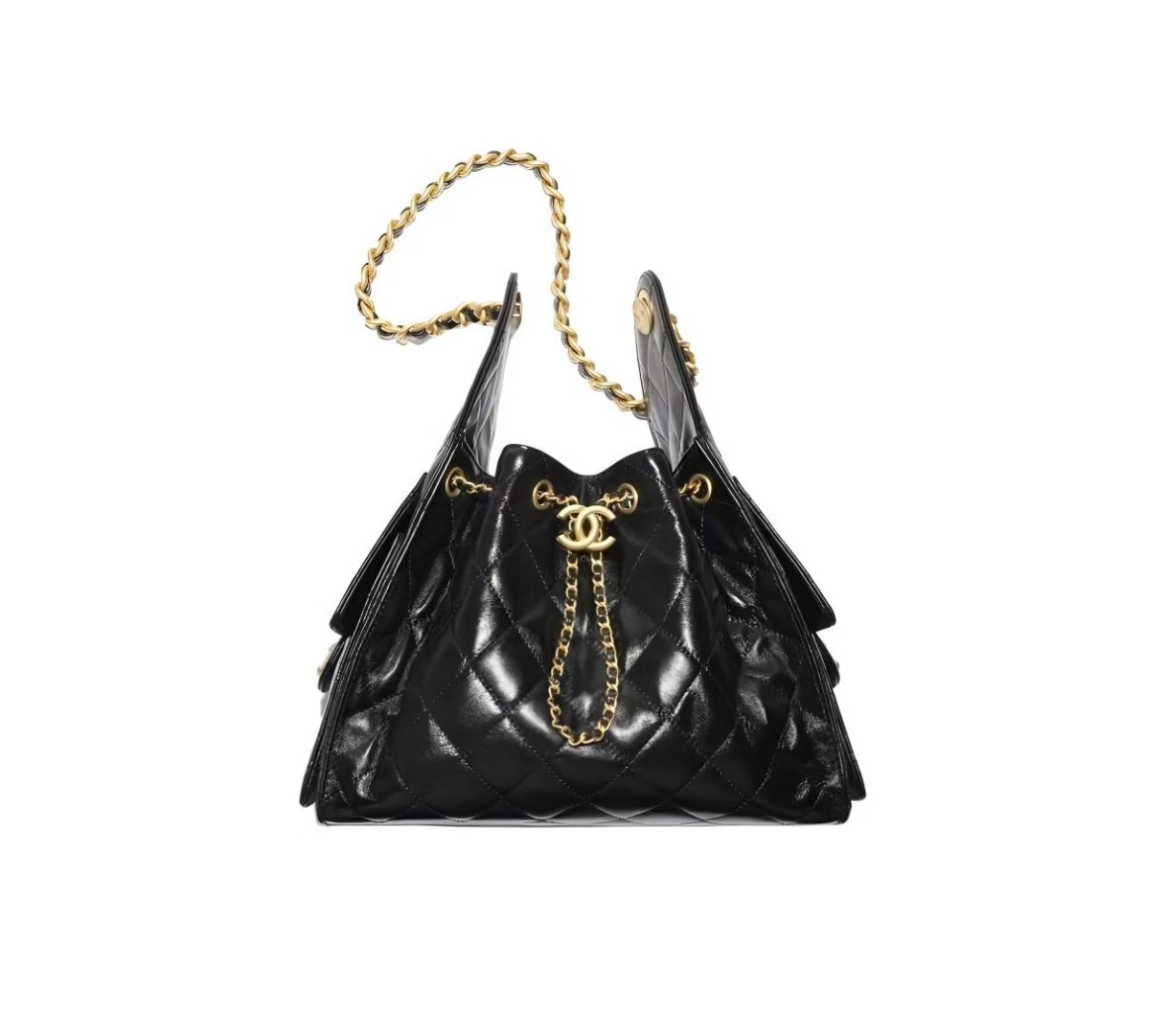 CHANEL 25Bag 25C - Black Quilted Leather