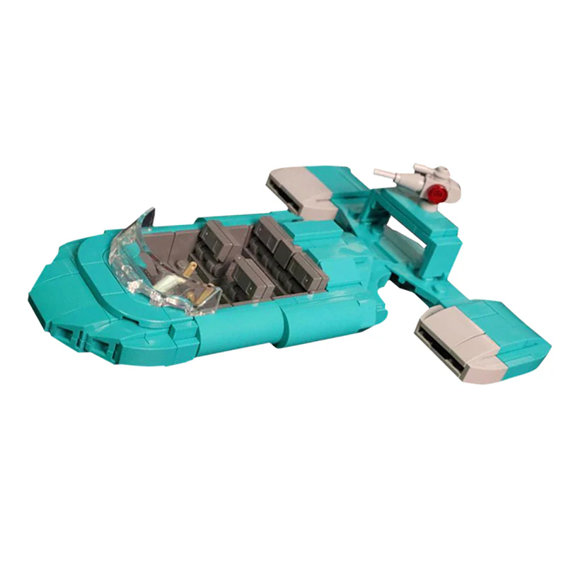 GOBRICKS MOC 145255 Seraph-class Urban Security Landspeeder - YWOBB