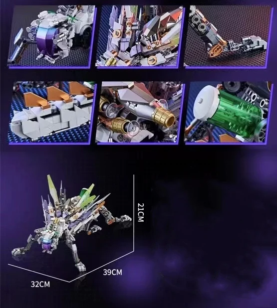 CREATE WITH PASSION 212227 Mechanical bionic grasshopper - YWOBB