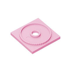 GOBRICKS GDS-893 Turntable 4 x 4 Square Base, Locking - YWOBB