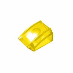 GOBRICKS GDS-1015 Curved 2 x 2 Lip - YWOBB