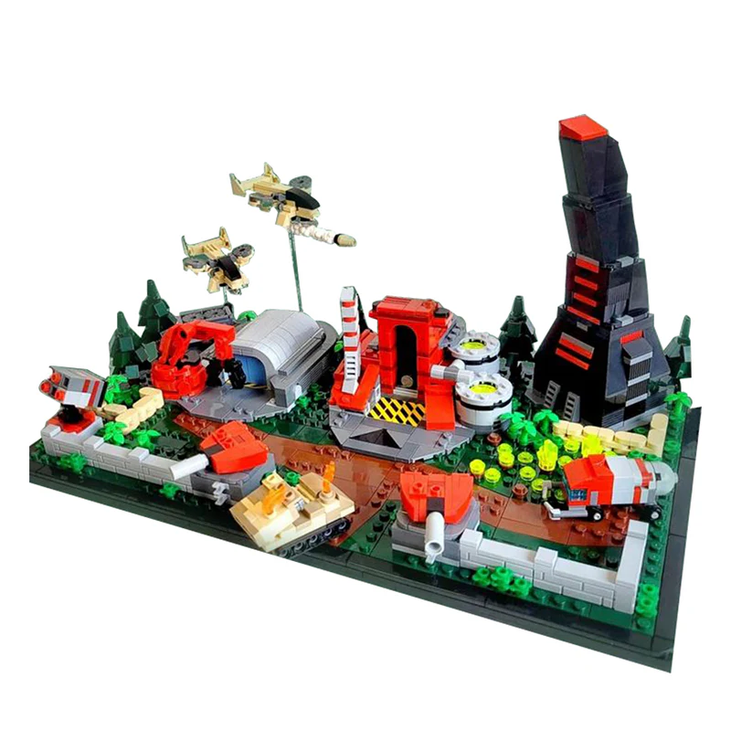 GOBRICKS MOC 128435 Microscale NOD-Base - YWOBB