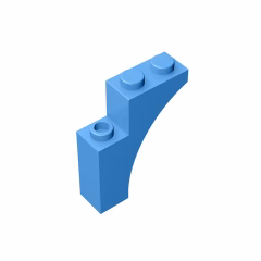 GOBRICKS GDS-717  Arch 1 x 3 x 3 - YWOBB