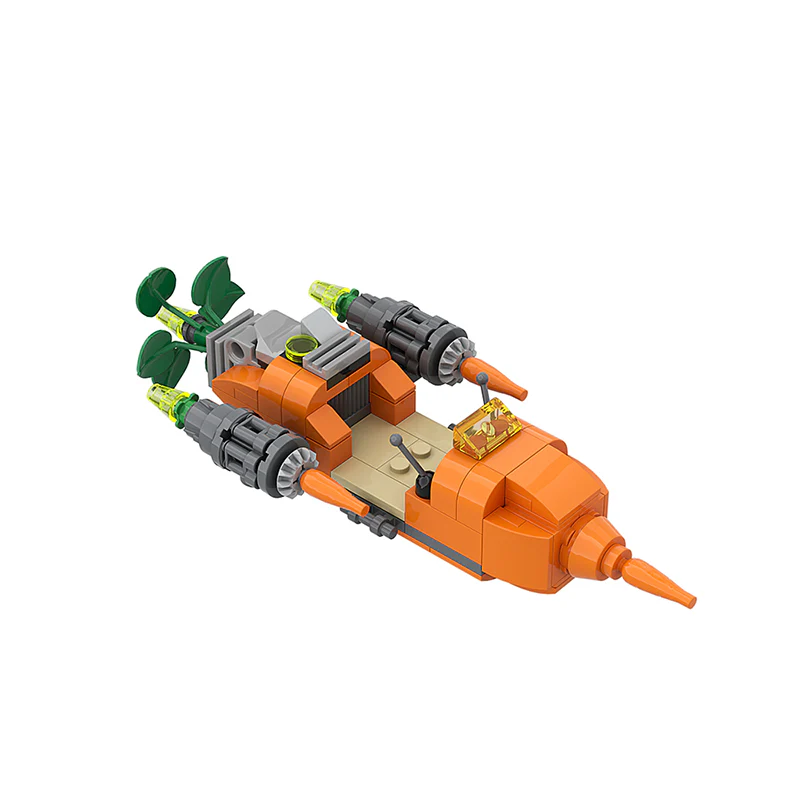 GOBRICKS MOC A0161Y02 moon bunny ride - YWOBB