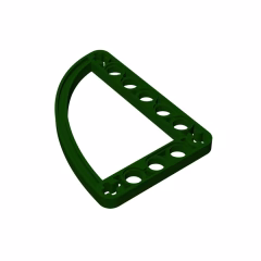 GOBRICKS GDS-1181 Modified L-Shape Quarter Ellipse Thin 5 x 7 - YWOBB