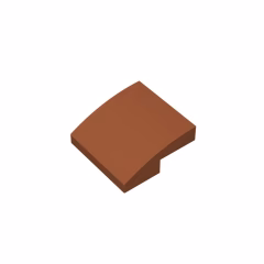GOBRICKS GDS-659  Curved 2 x 2 - YWOBB