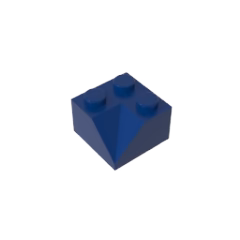 GOBRICKS GDS-721 Slope 45 2 x 2 Double Concave - YWOBB