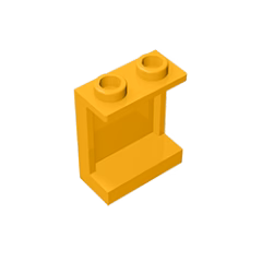 GOBRICKS GDS-785 Panel 1 x 2 x 2 with Side Supports - Hollow Studs - YWOBB