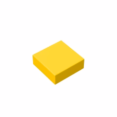 GOBRICKS GDS-613 Tile 1 x 1 - YWOBB